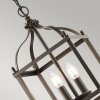 Mała lampa wisząca Larkin 2 źródła światła stary brąz designerska metalowa KL-LARKIN-P-S-OZ KICHLER 
